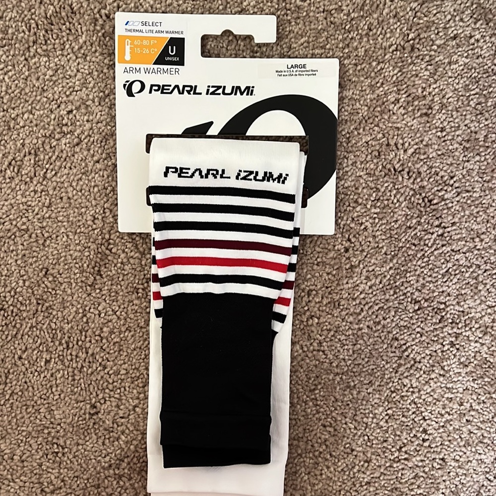 NWT: Pearl Izumi Thermal Lite Arm Warmers (Large)